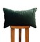 Luxor Emerald Velvet Christmas Lumbar Pillow Cover – 12" × 20" | Busa Designs